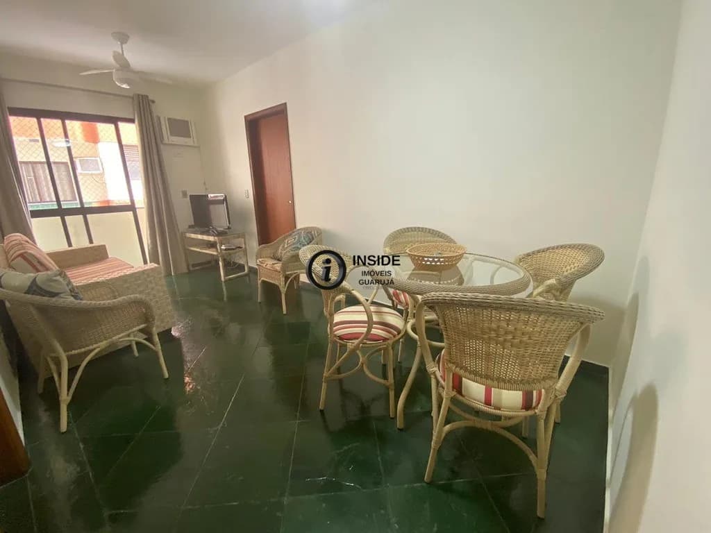 Apartamento 2 quartos locação anual com lazer - Apartamento em Enseada SP