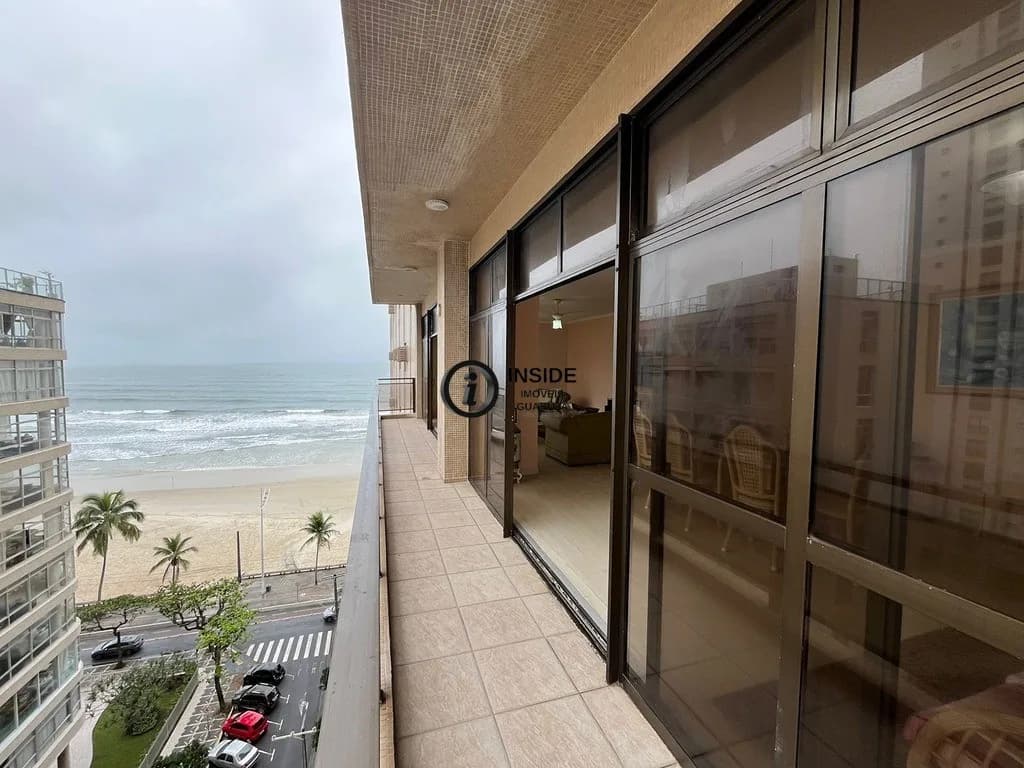 Apartamento 3 quartos , decorado , pé na areia. - Apartamento em Pitangueiras SP
