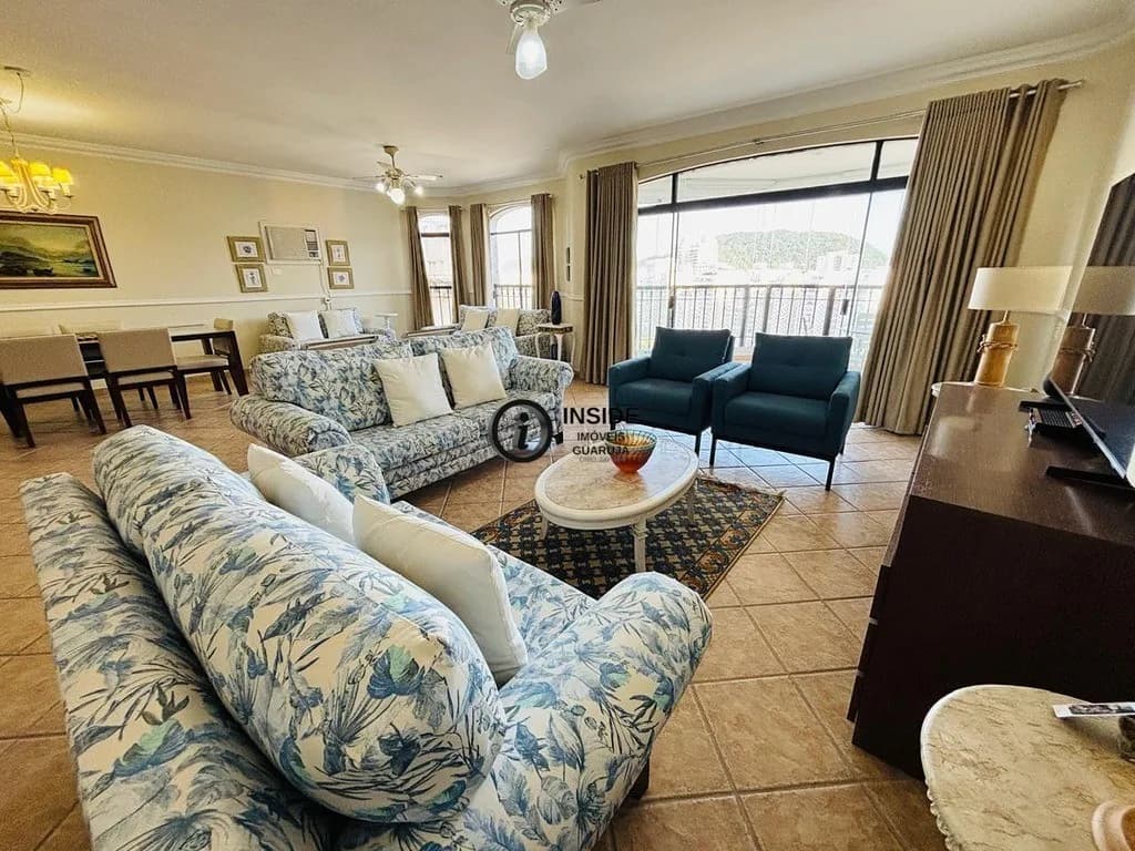 Apartamento a venda com 4 quartos vista mar - Apartamento em Pitangueiras SP