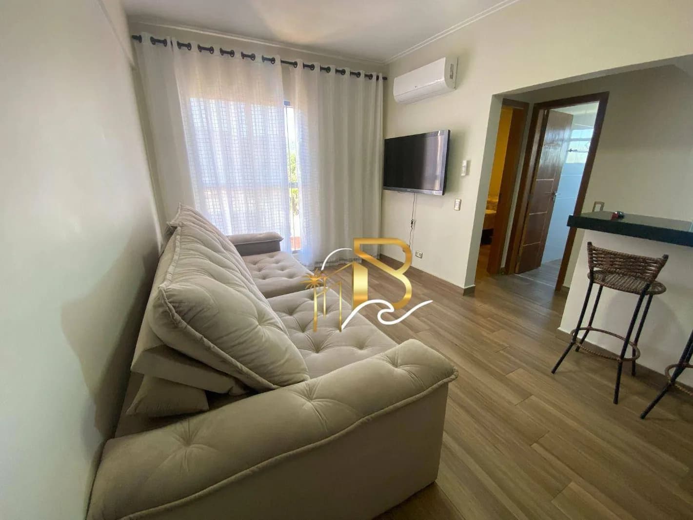 Apartamento com 1 dormitório à venda, 44 m² por R$ 318.000 - Enseada - Guarujá/SP - Apartamento em Enseada SP