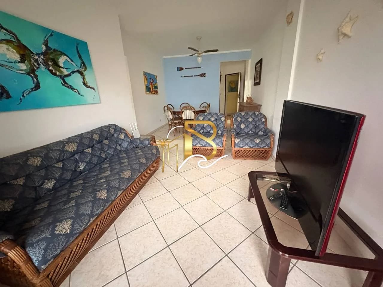 Apartamento com 1 dormitório à venda, 78 m² por R$ 350.000 - Enseada - Guarujá/SP - Apartamento em Enseada SP