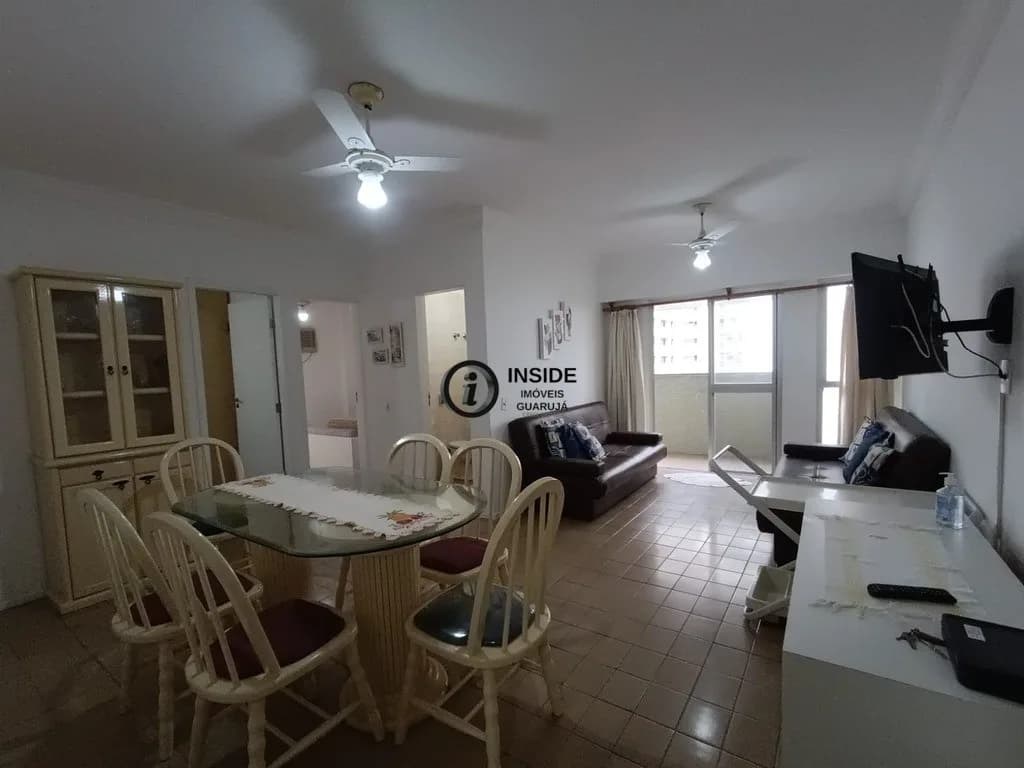Apartamento com 2 quarto no centro do guarujá - Apartamento em Pitangueiras SP