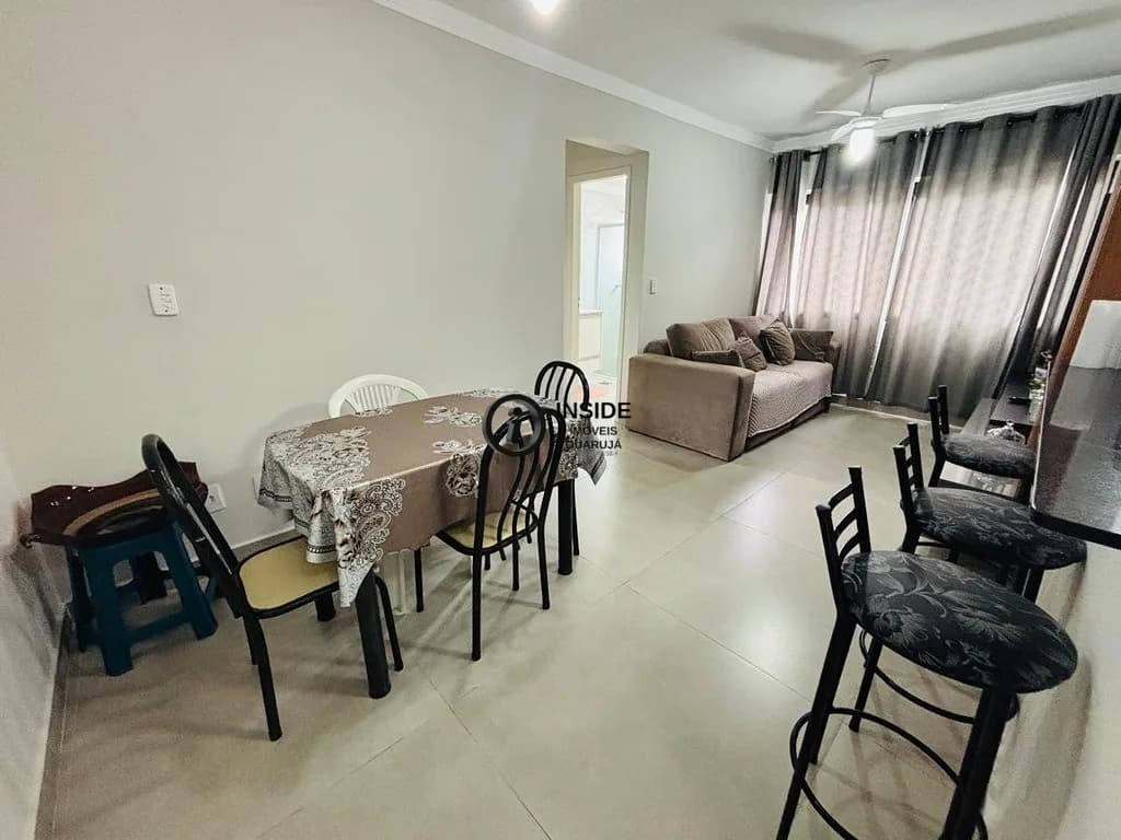 Apartamento com 2 quartos, praia da enseada. - Apartamento em Enseada SP