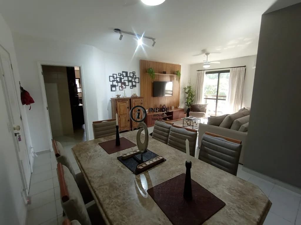 Apartamento com 3 quartos mais dependência - Apartamento em Enseada SP