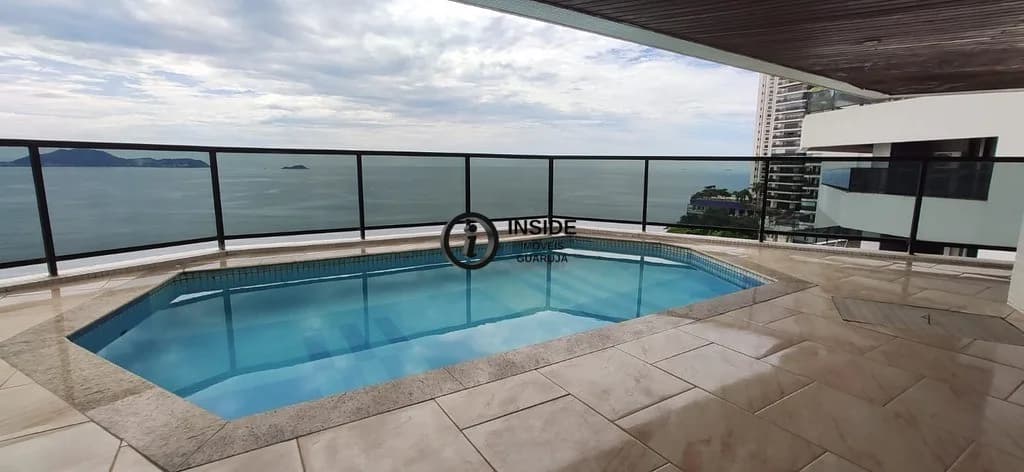 Apartamento com 4 suítes vista total mar - Apartamento em Astúrias SP