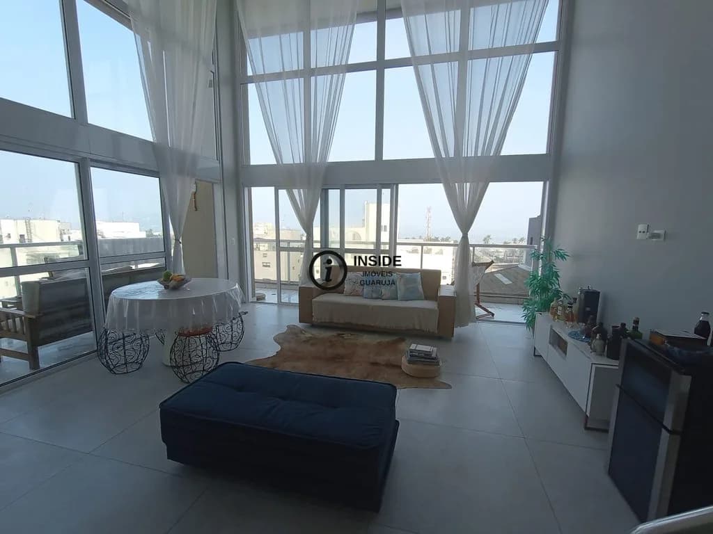 Apartamento duplex com vista mar - Apartamento em Enseada SP