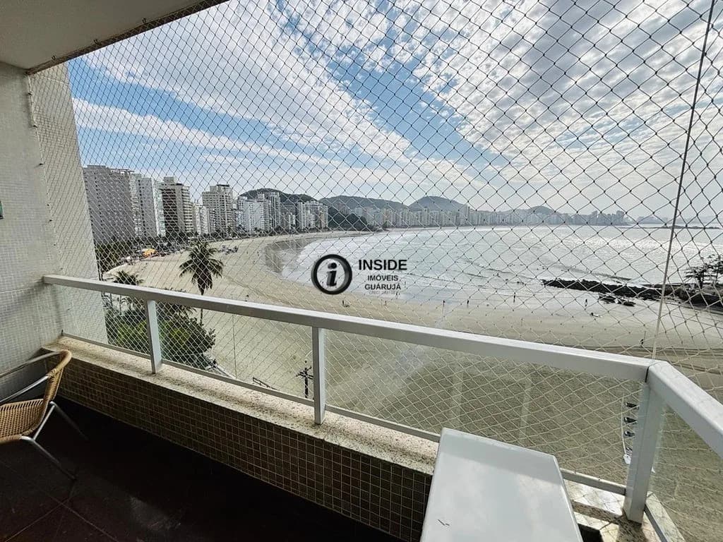 Apartamento frente mar, 3 quartos nas asturias - Apartamento em Astúrias SP