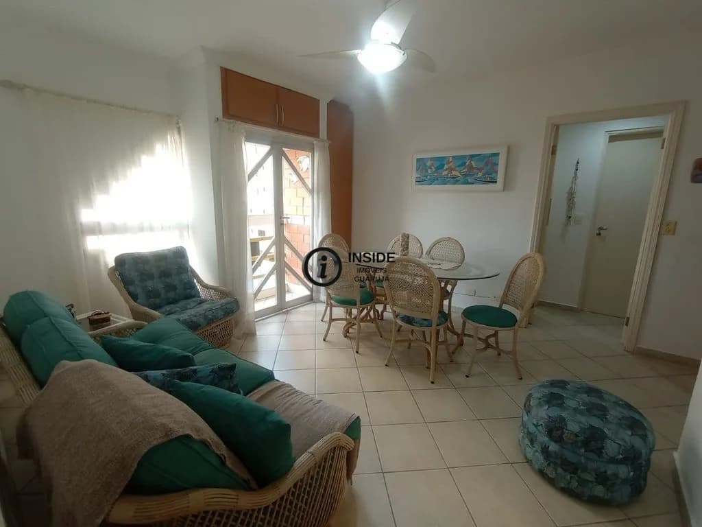 Apartamento no guarujá de 2 quartos na enseada - Apartamento em Enseada SP