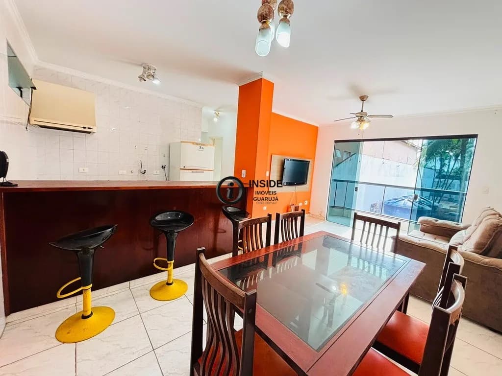 Apartamento para locação com 3 quartos na enseada - Apartamento em Enseada SP