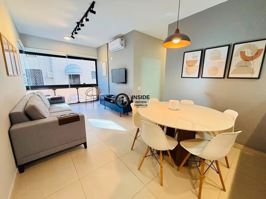 Apartamento para locação com 3 quartos na enseada - Apartamento em Enseada SP