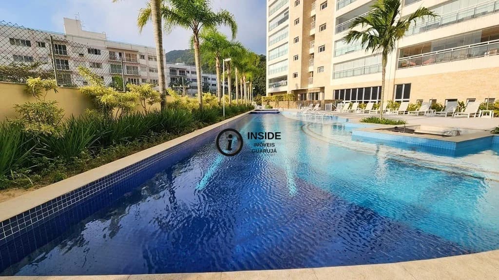 Apartamento pé na areia, 3 suítes no guarujá - Apartamento em Enseada SP