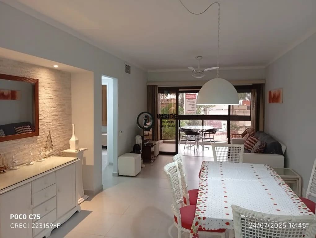 Apartamento, reformado, 3 quartos, enseada guarujá - Apartamento em Enseada SP