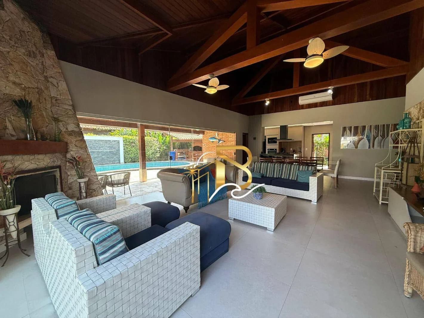Casa com 5 dormitórios - venda por R$ 2.400.000 ou aluguel por R$ 17.200/mês - Enseada - Guarujá/SP - Casa em Enseada SP