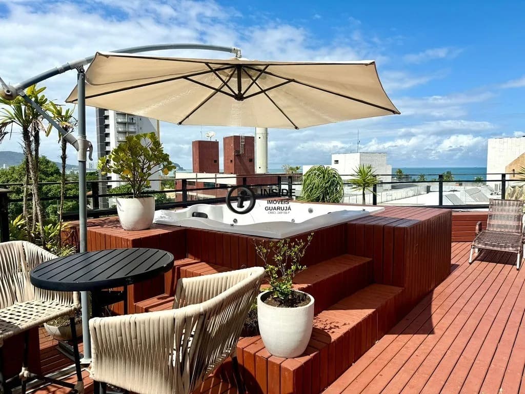 Cobertura, 3 suítes, praia da enseada, guarujá - Apartamento em Enseada SP