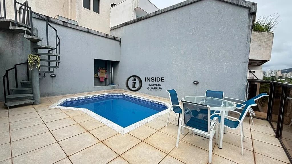 Cobertura à venda com 3 quartos na enseada - Apartamento em Enseada SP