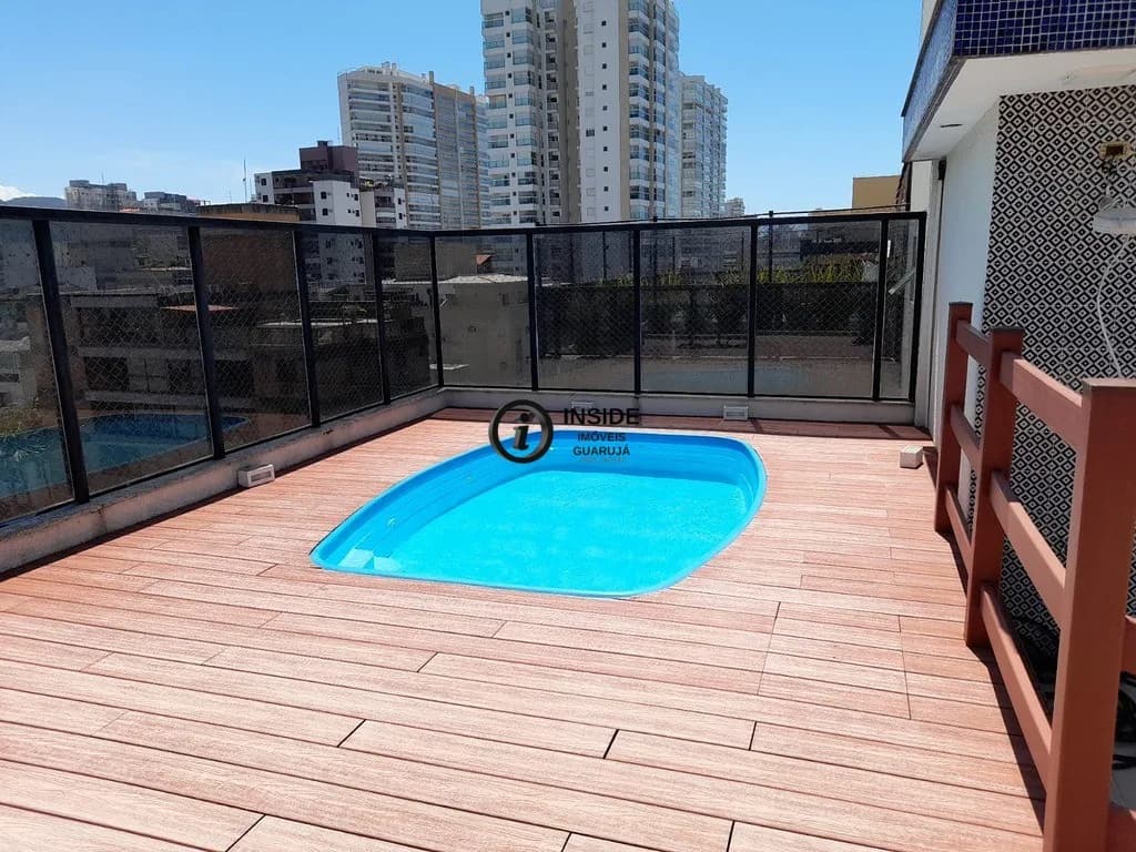 Cobertura à venda com 4 suítes na praia da enseada - Apartamento em Enseada SP