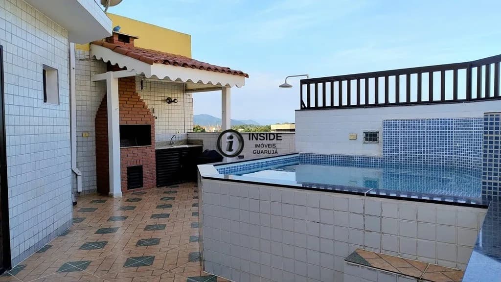 Cobertura à venda na praia da enseada de 3 quartos - Apartamento em Enseada SP