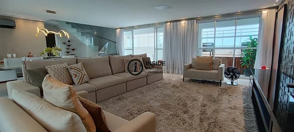 Cobertura com 4 suites enseada guarujá - Apartamento em Enseada SP