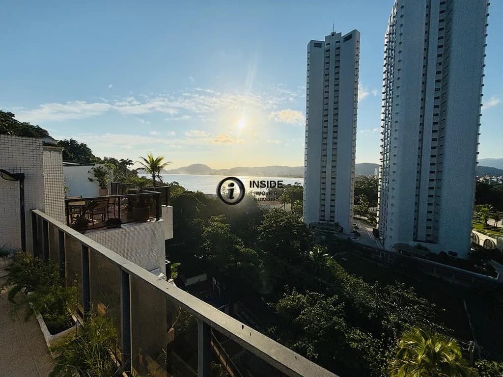 Cobertura no costão das tartarugas com 4 quartos - Apartamento em Enseada SP