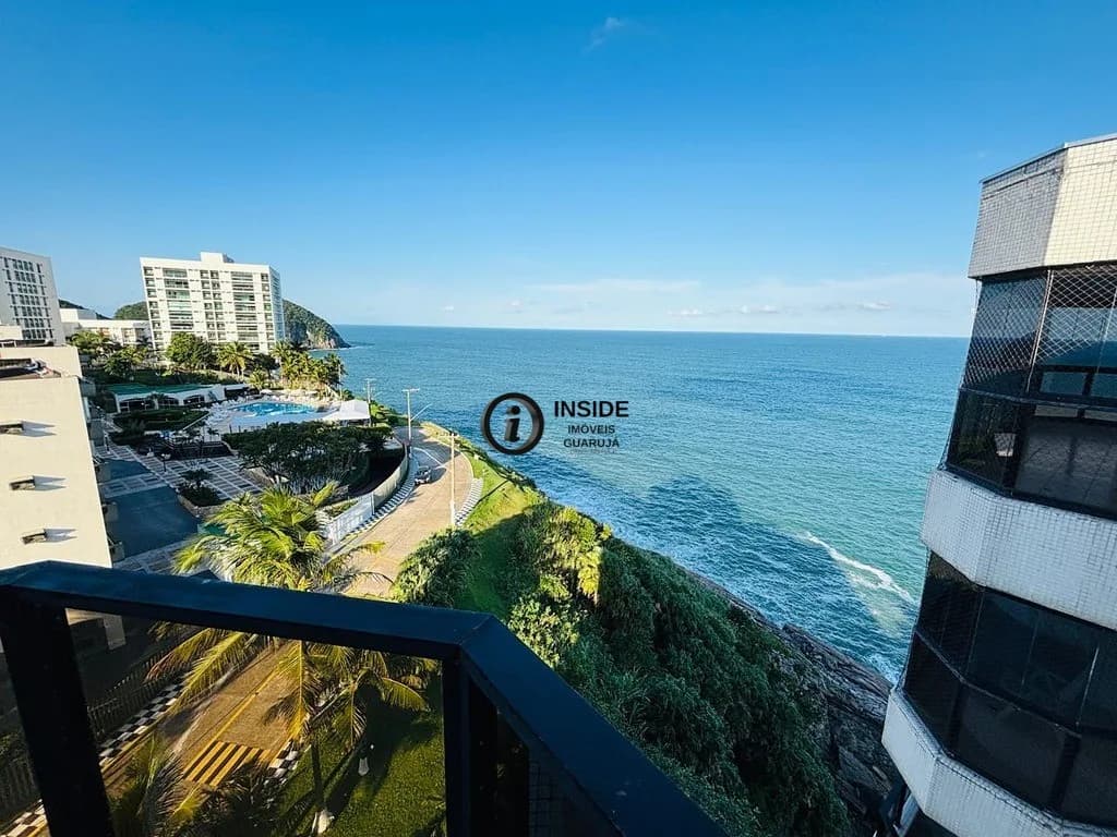 Cobertura vista ao mar 4 quartos Costão. - Apartamento em Enseada SP